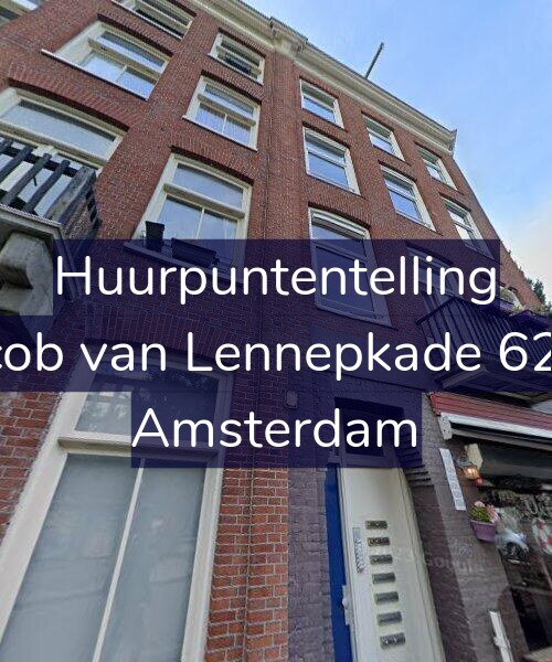 Foto gevel Huurpuntentelling voor Jacob van Lennepkade 62-C, Amsterdam