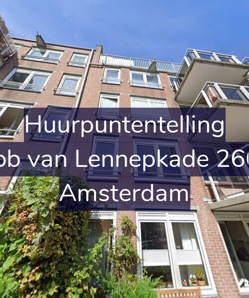 Foto gevel Huurpuntentelling voor Jacob van Lennepkade 266-D, Amsterdam