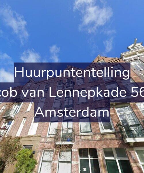 Foto gevel Huurpuntentelling voor Jacob van Lennepkade 56-3, Amsterdam