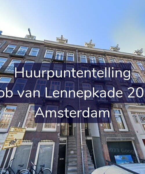 Foto gevel Huurpuntentelling voor Jacob van Lennepkade 201-1, Amsterdam