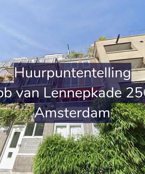 Foto gevel Huurpuntentelling voor Jacob van Lennepkade 256-D, Amsterdam