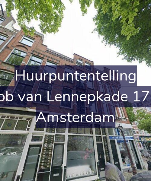 Foto gevel Huurpuntentelling voor Jacob van Lennepkade 177-2, Amsterdam