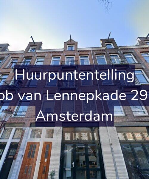 Foto gevel Huurpuntentelling voor Jacob van Lennepkade 295-2, Amsterdam