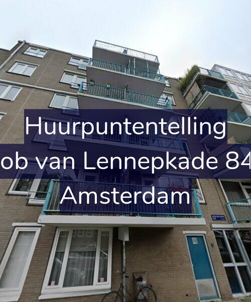 Foto gevel Huurpuntentelling voor Jacob van Lennepkade 84-D, Amsterdam