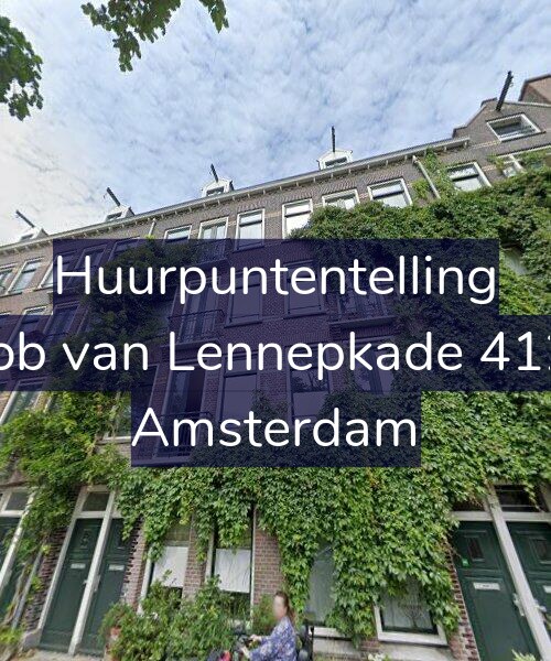 Foto gevel Huurpuntentelling voor Jacob van Lennepkade 412-A, Amsterdam