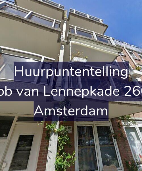 Foto gevel Huurpuntentelling voor Jacob van Lennepkade 260-C, Amsterdam