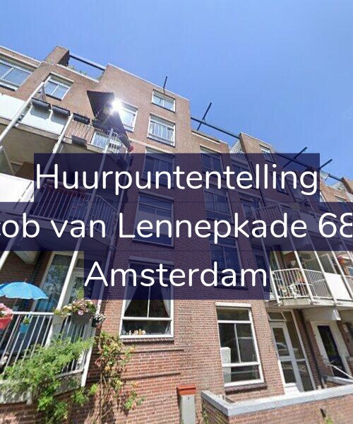 Foto gevel Huurpuntentelling voor Jacob van Lennepkade 68-G, Amsterdam