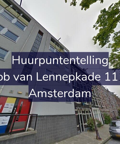 Foto gevel Huurpuntentelling voor Jacob van Lennepkade 111-D, Amsterdam