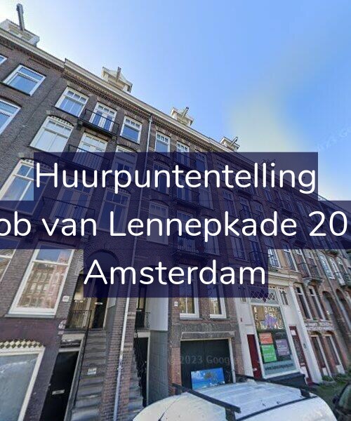 Foto gevel Huurpuntentelling voor Jacob van Lennepkade 203-3, Amsterdam