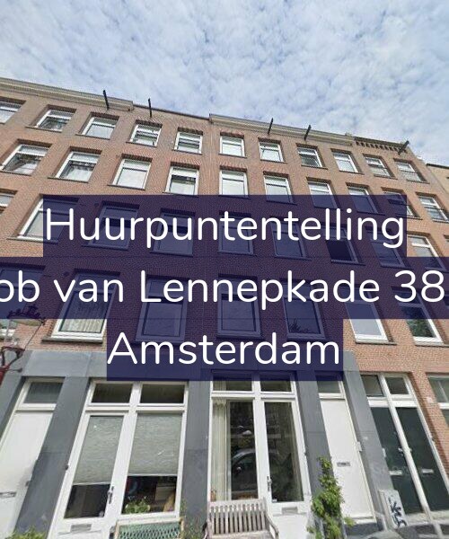 Foto gevel Huurpuntentelling voor Jacob van Lennepkade 388-3, Amsterdam