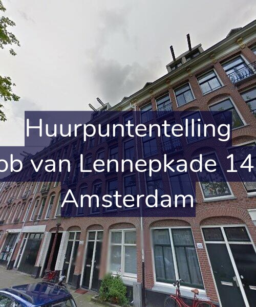 Foto gevel Huurpuntentelling voor Jacob van Lennepkade 143-2, Amsterdam