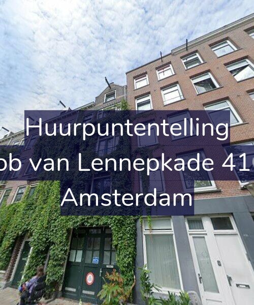 Foto gevel Huurpuntentelling voor Jacob van Lennepkade 410-B, Amsterdam