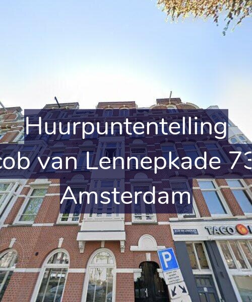 Foto gevel Huurpuntentelling voor Jacob van Lennepkade 73-3, Amsterdam