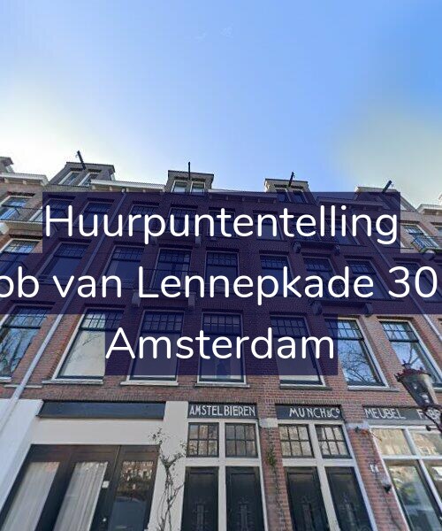 Foto gevel Huurpuntentelling voor Jacob van Lennepkade 305-2, Amsterdam