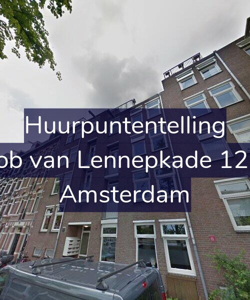 Foto gevel Huurpuntentelling voor Jacob van Lennepkade 121-E, Amsterdam