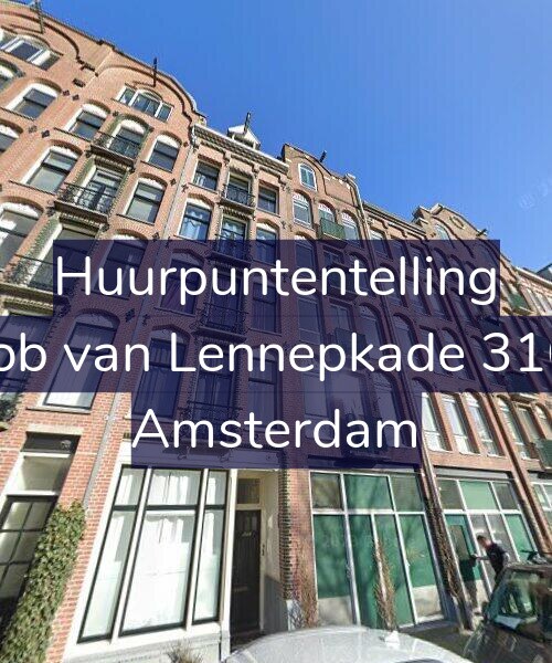 Foto gevel Huurpuntentelling voor Jacob van Lennepkade 316-B, Amsterdam