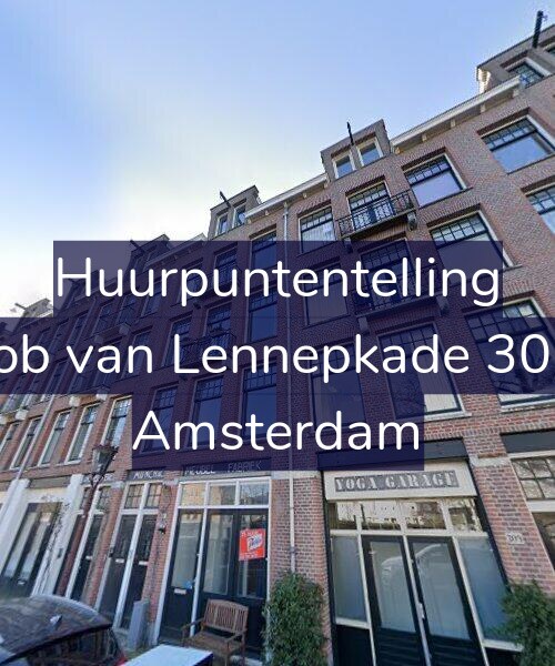 Foto gevel Huurpuntentelling voor Jacob van Lennepkade 307-4, Amsterdam
