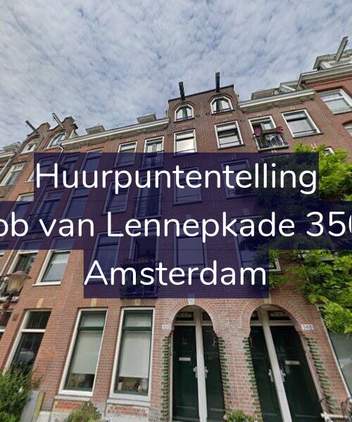 Foto gevel Huurpuntentelling voor Jacob van Lennepkade 350-H, Amsterdam