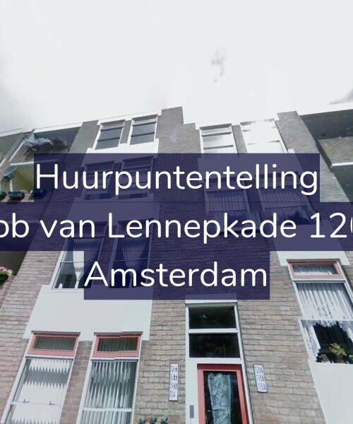 Foto gevel Huurpuntentelling voor Jacob van Lennepkade 120-A, Amsterdam