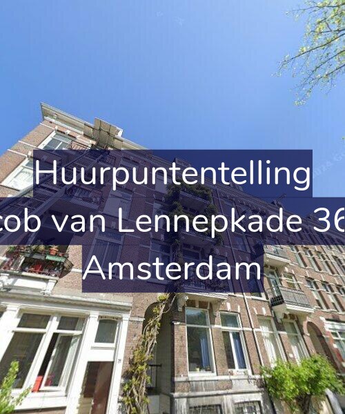 Foto gevel Huurpuntentelling voor Jacob van Lennepkade 36-3, Amsterdam