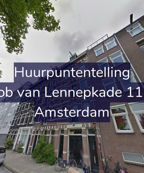 Foto gevel Huurpuntentelling voor Jacob van Lennepkade 119-1, Amsterdam