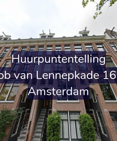Foto gevel Huurpuntentelling voor Jacob van Lennepkade 167-2, Amsterdam