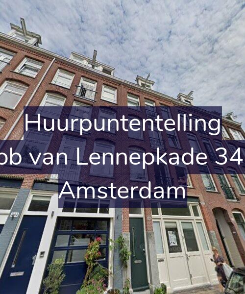 Foto gevel Huurpuntentelling voor Jacob van Lennepkade 340-3, Amsterdam