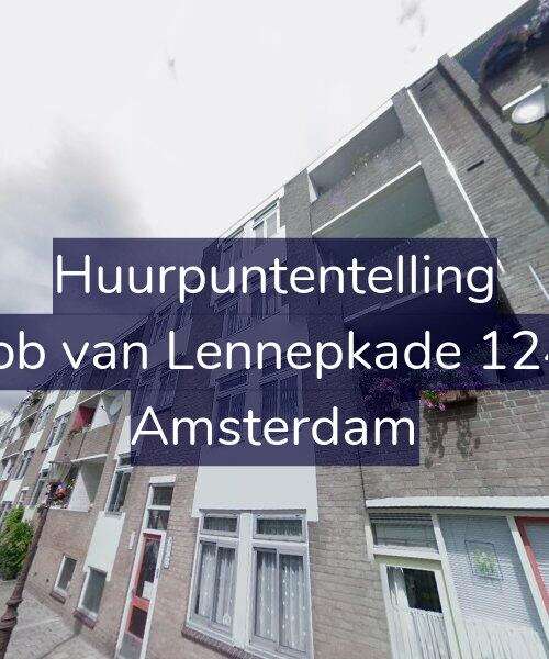 Foto gevel Huurpuntentelling voor Jacob van Lennepkade 124-A, Amsterdam
