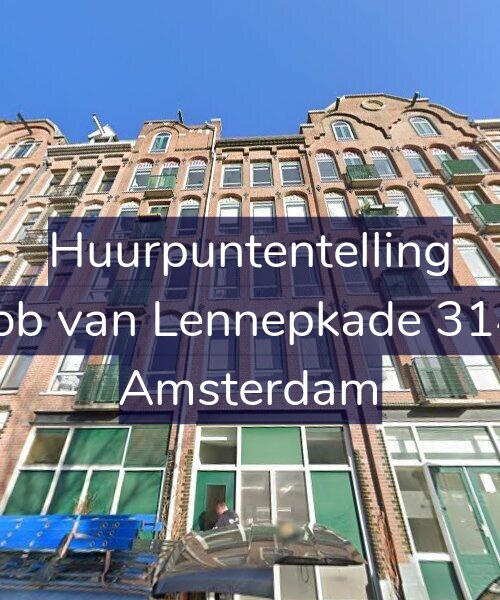 Foto gevel Huurpuntentelling voor Jacob van Lennepkade 314-B, Amsterdam