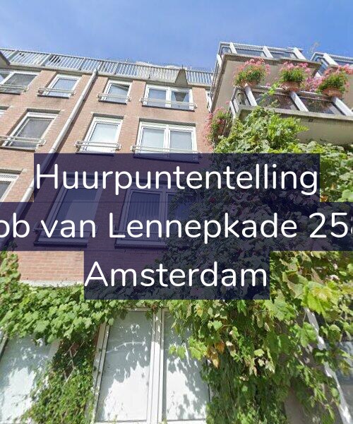 Foto gevel Huurpuntentelling voor Jacob van Lennepkade 258-B, Amsterdam