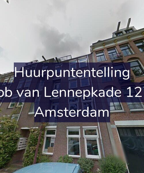 Foto gevel Huurpuntentelling voor Jacob van Lennepkade 127-C, Amsterdam