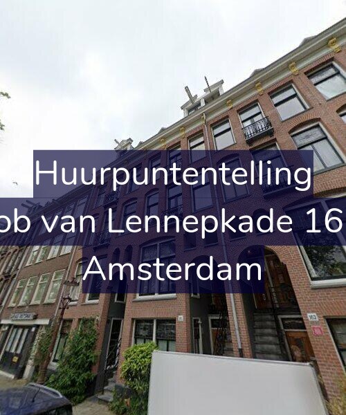 Foto gevel Huurpuntentelling voor Jacob van Lennepkade 161-2, Amsterdam