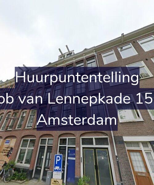 Foto gevel Huurpuntentelling voor Jacob van Lennepkade 155-2, Amsterdam