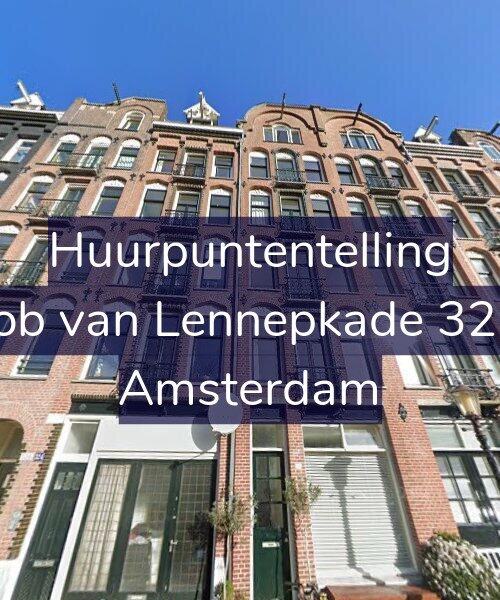 Foto gevel Huurpuntentelling voor Jacob van Lennepkade 322-3, Amsterdam