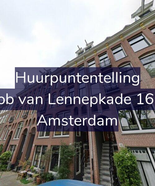 Foto gevel Huurpuntentelling voor Jacob van Lennepkade 165-3, Amsterdam