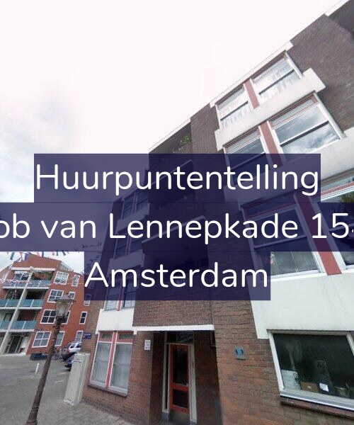 Foto gevel Huurpuntentelling voor Jacob van Lennepkade 154-C, Amsterdam