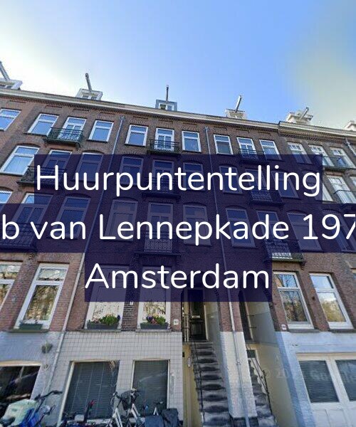Foto gevel Huurpuntentelling voor Jacob van Lennepkade 197-4B, Amsterdam