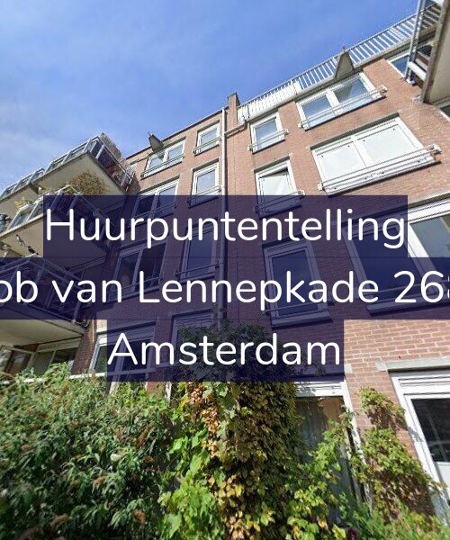 Foto gevel Huurpuntentelling voor Jacob van Lennepkade 268-C, Amsterdam