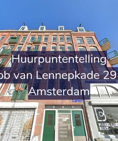 Foto gevel Huurpuntentelling voor Jacob van Lennepkade 294-C, Amsterdam