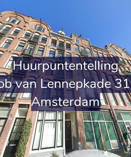 Foto gevel Huurpuntentelling voor Jacob van Lennepkade 316-E, Amsterdam