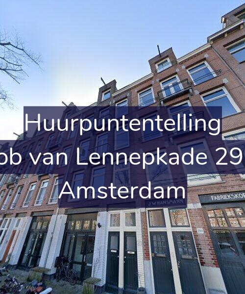 Foto gevel Huurpuntentelling voor Jacob van Lennepkade 297-3, Amsterdam