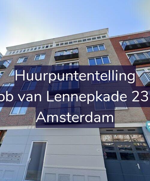 Foto gevel Huurpuntentelling voor Jacob van Lennepkade 237-E, Amsterdam