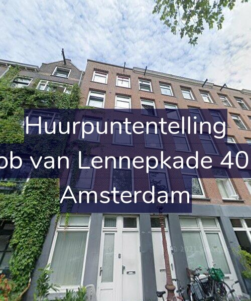 Foto gevel Huurpuntentelling voor Jacob van Lennepkade 406-3, Amsterdam
