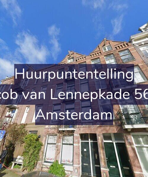 Foto gevel Huurpuntentelling voor Jacob van Lennepkade 56-1, Amsterdam