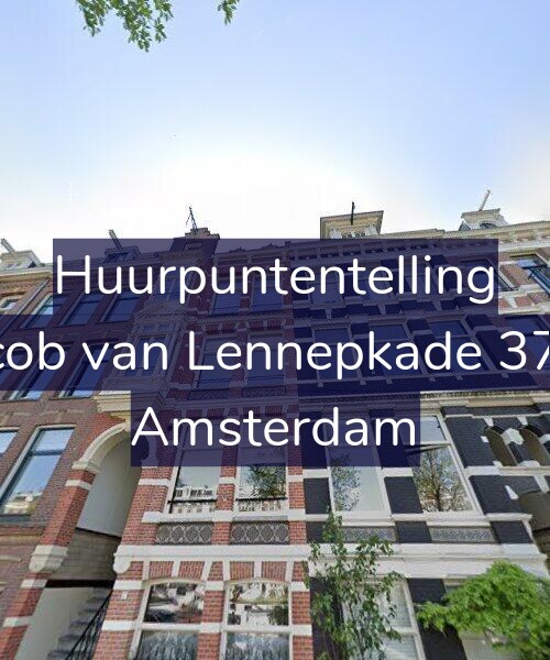 Foto gevel Huurpuntentelling voor Jacob van Lennepkade 37-2, Amsterdam