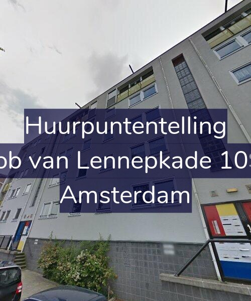 Foto gevel Huurpuntentelling voor Jacob van Lennepkade 109-C, Amsterdam