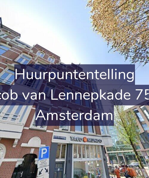 Foto gevel Huurpuntentelling voor Jacob van Lennepkade 75-2, Amsterdam