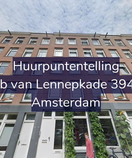 Foto gevel Huurpuntentelling voor Jacob van Lennepkade 394-2A, Amsterdam