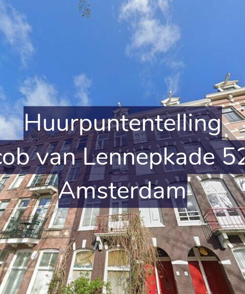 Foto gevel Huurpuntentelling voor Jacob van Lennepkade 52-3, Amsterdam
