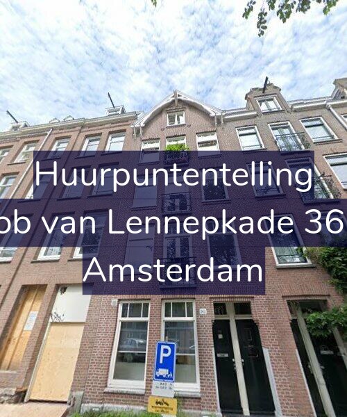 Foto gevel Huurpuntentelling voor Jacob van Lennepkade 362-2, Amsterdam